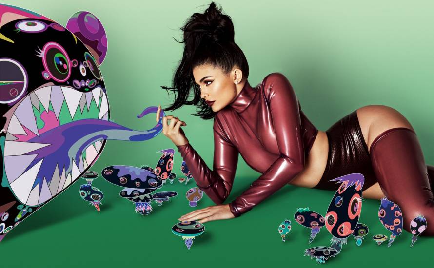 Kylie Jenner wearing latex in complex magazine
