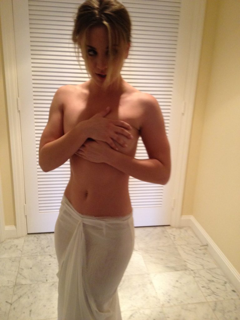 Has kaley cuoco ever appeared nude