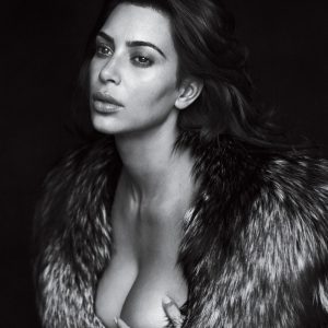 kardashian grabbing her topless tits for gq magazine