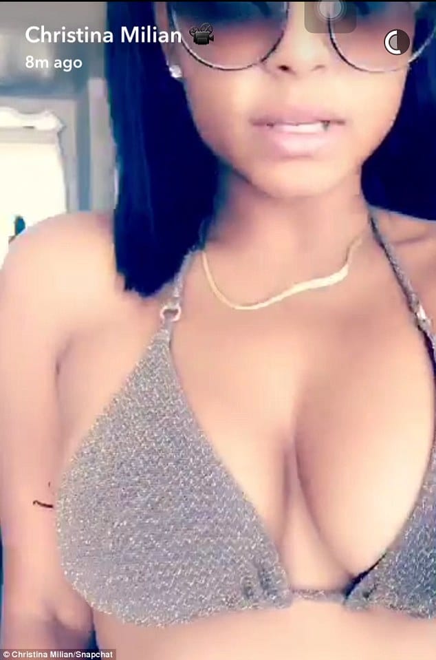 amazing boobs of Christina Milian on snap