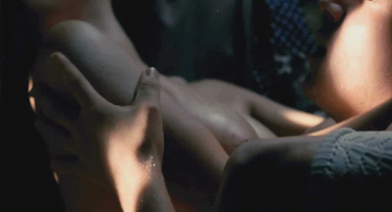sexy nipples exposed of salma hayek in movie scene