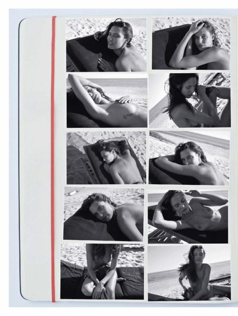 Bianca Balti collage of tits