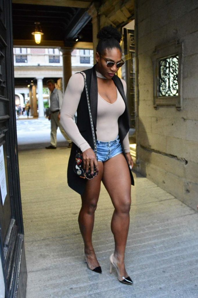 Serena is muscular as hell